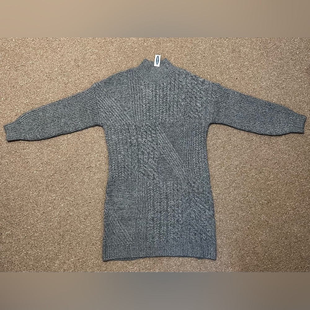 Gray Old Navy Sweater Dress.
